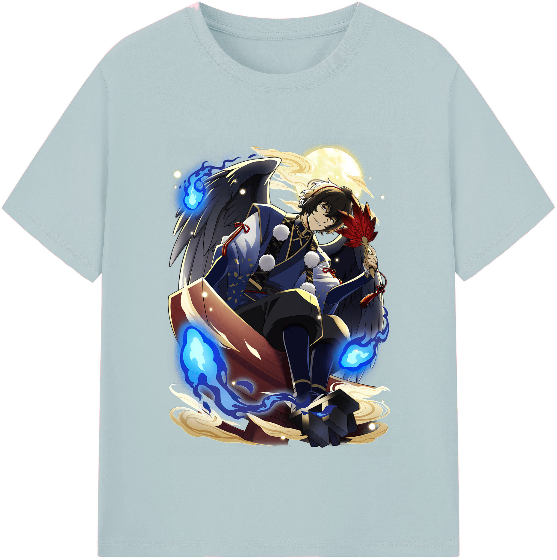 （画像用） 文豪ストレイドッグス Bungo Stray Dogs 綿100％半袖Tシャツ（フロントプリント）